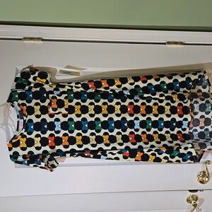 Lularoe Disney Minnie Mouse Carly Dress XXS rainbow